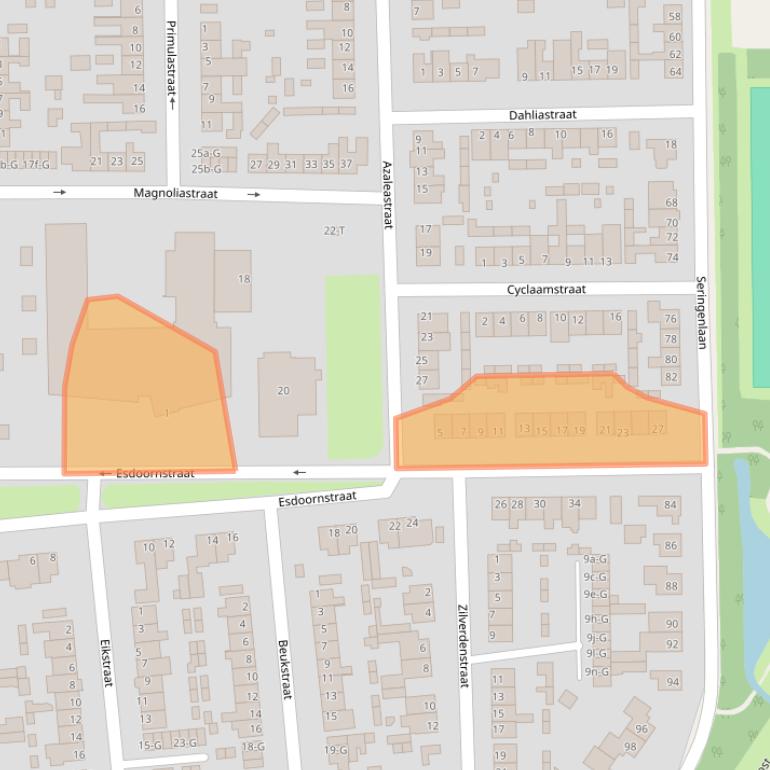 Kaart van postcodegebied 4651KM.