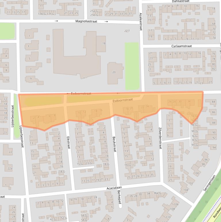 Kaart van postcodegebied 4651KN.