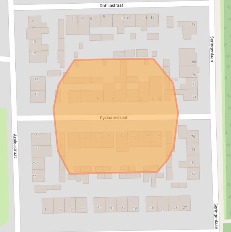 Kaart van postcodegebied 4651KR.