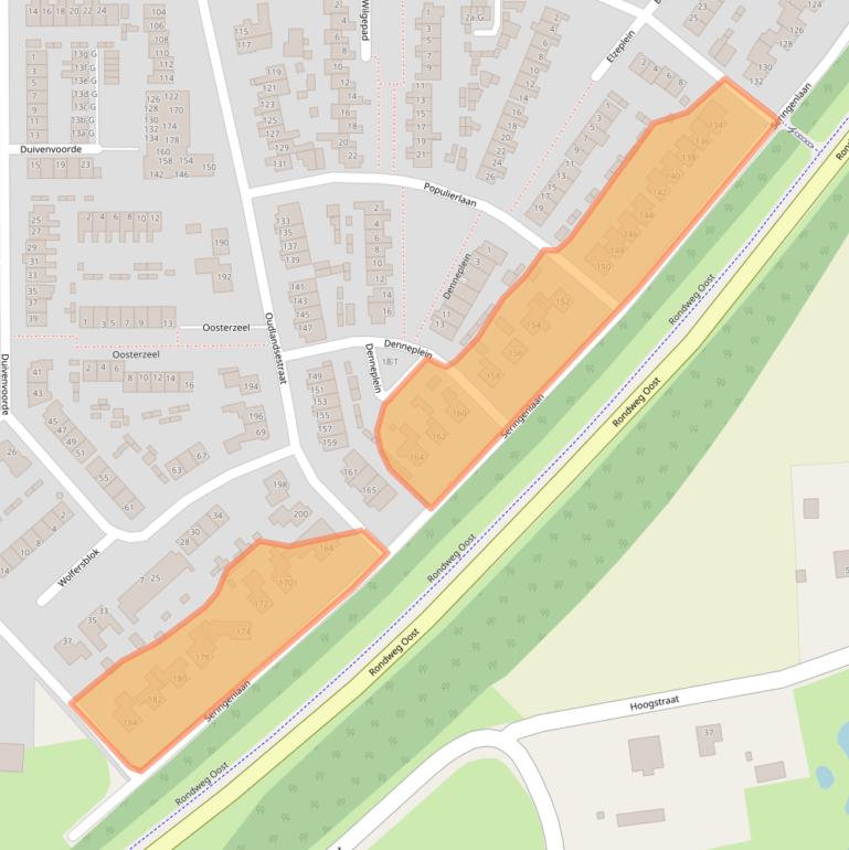 Kaart van postcodegebied 4651KX.