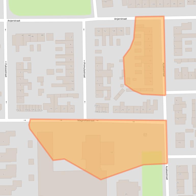 Kaart van postcodegebied 4651LB.