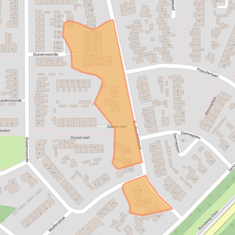 Kaart van postcodegebied 4651MG.