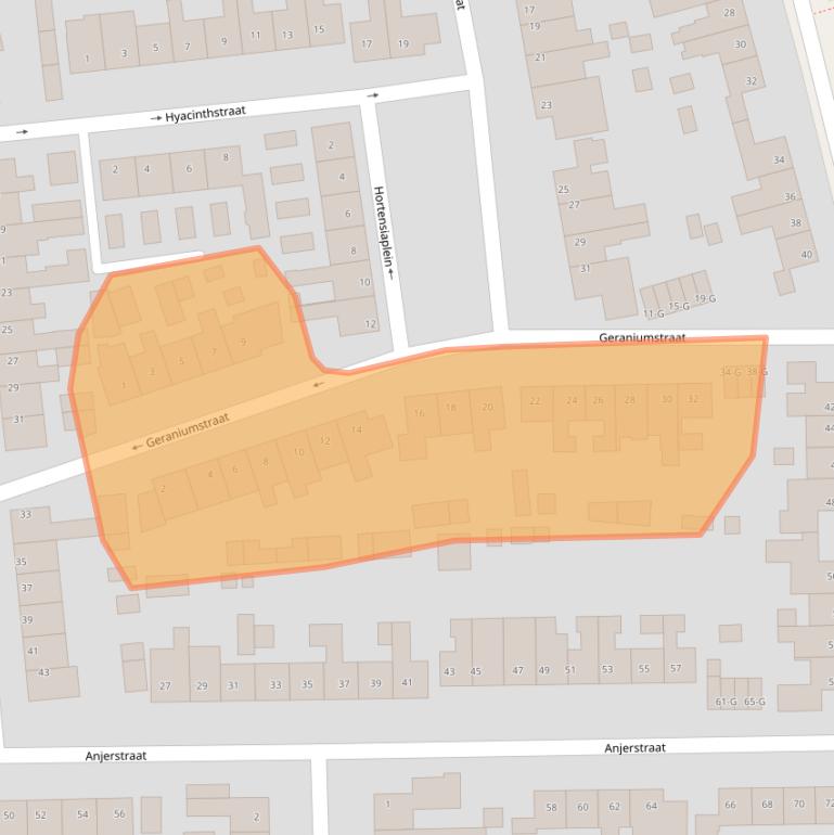 Kaart van postcodegebied 4651ML.