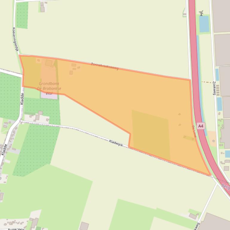 Kaart van postcodegebied 4651PM.