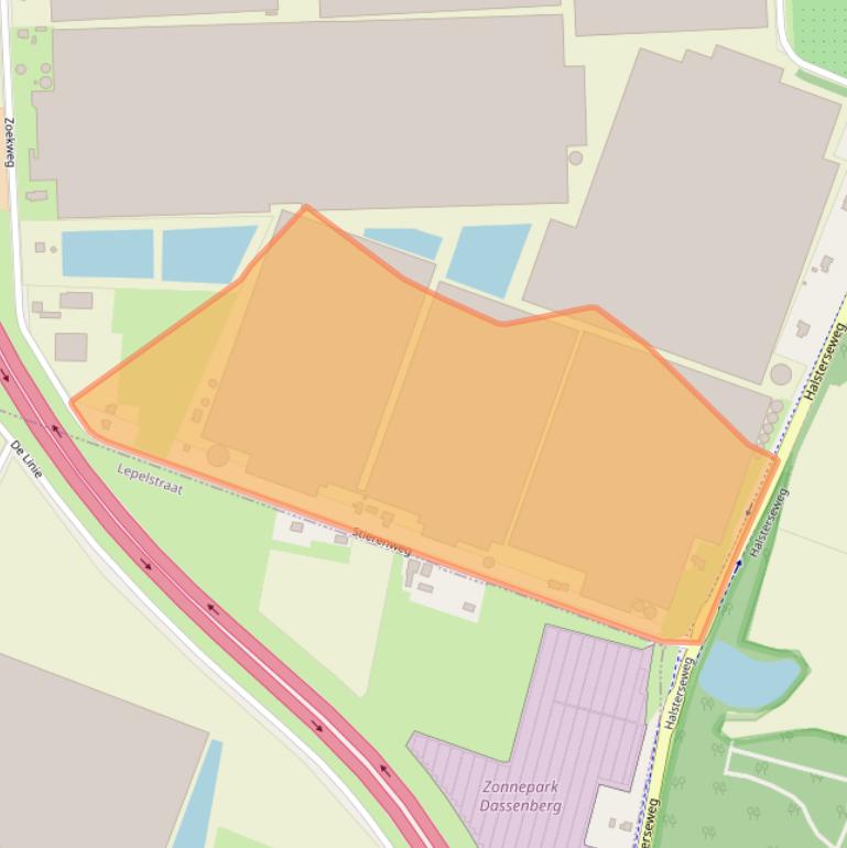 Kaart van postcodegebied 4651PT.