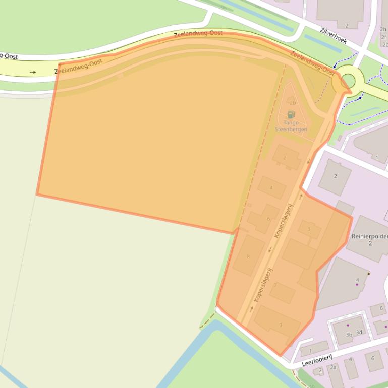 Kaart van postcodegebied 4651SK.