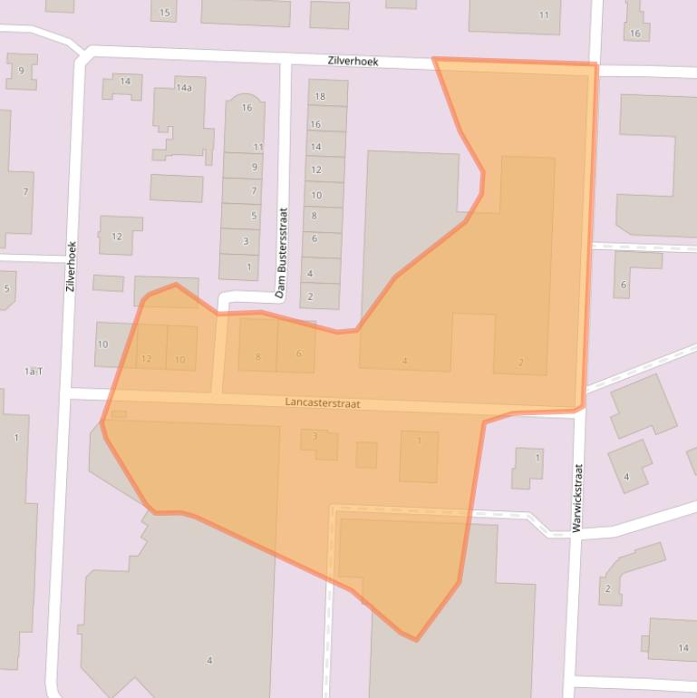 Kaart van postcodegebied 4651SR.