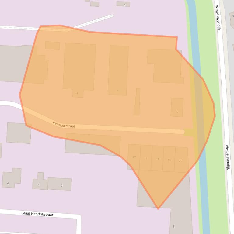 Kaart van postcodegebied 4651SV.