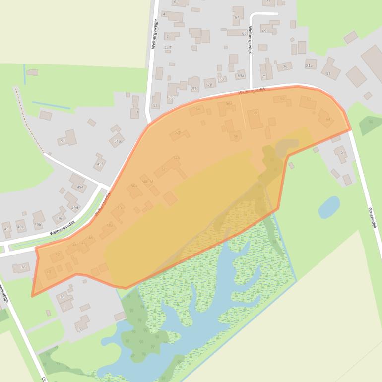 Kaart van postcodegebied 4651TG.