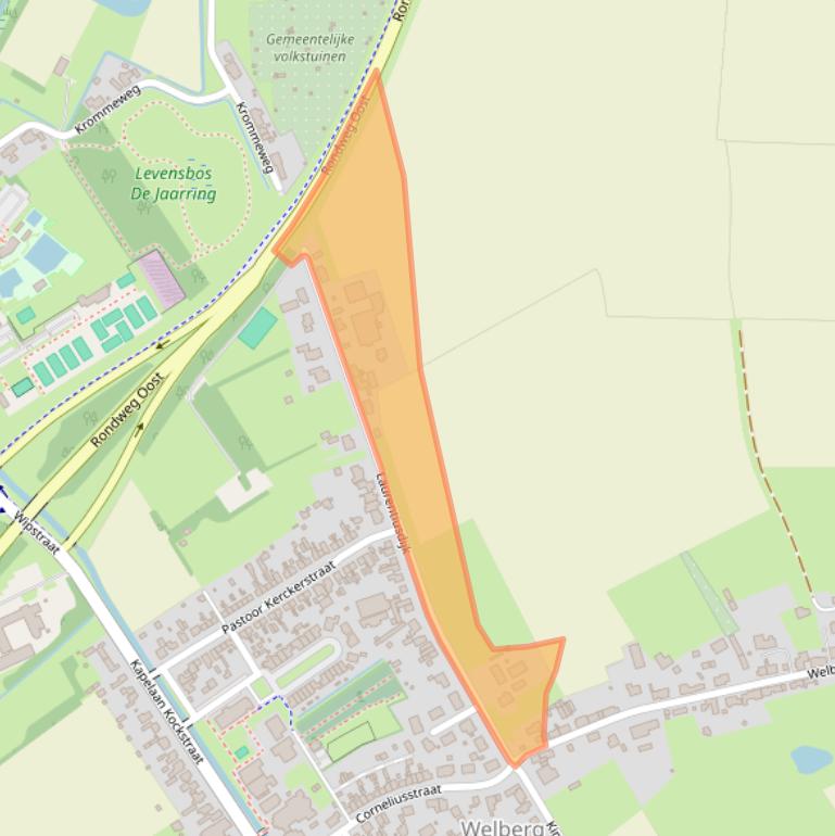 Kaart van postcodegebied 4651TJ.