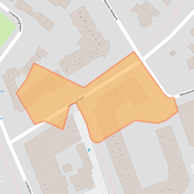 Kaart van postcodegebied 4651TP.