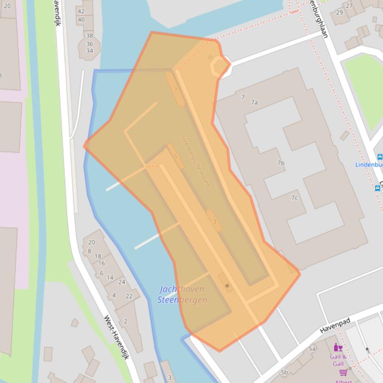 Kaart van postcodegebied 4651TS.