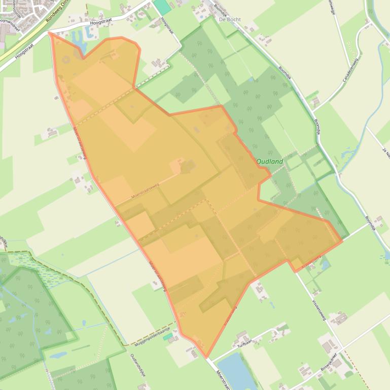 Kaart van postcodegebied 4651VB.