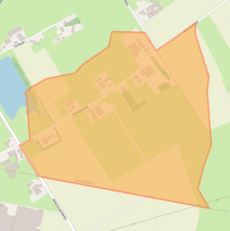 Kaart van postcodegebied 4651VG.