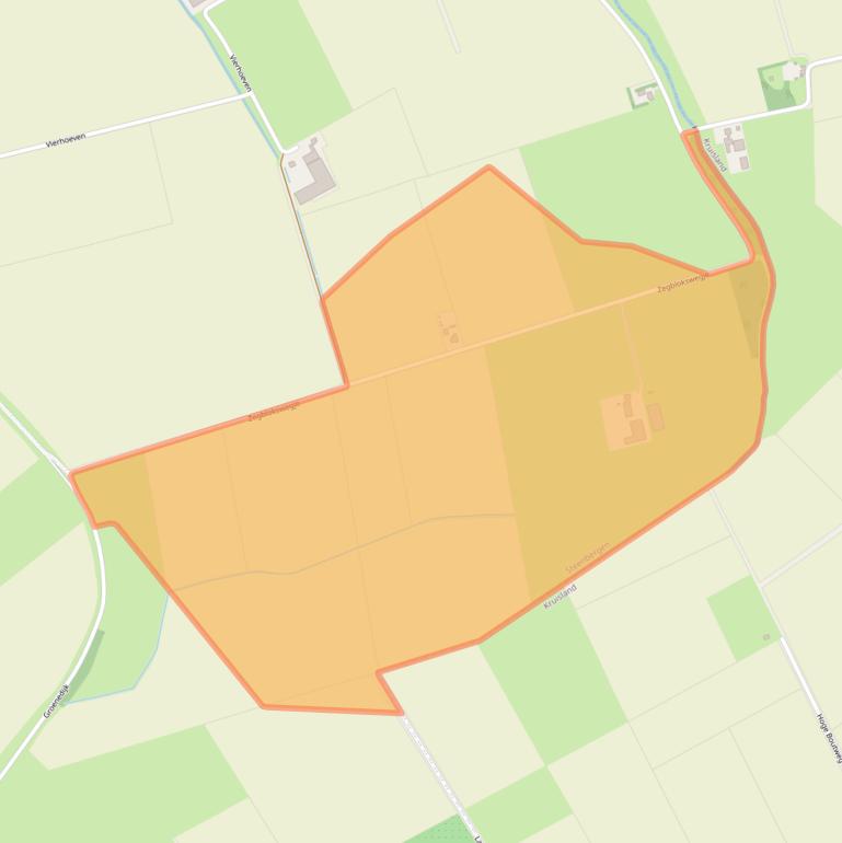 Kaart van postcodegebied 4651VM.