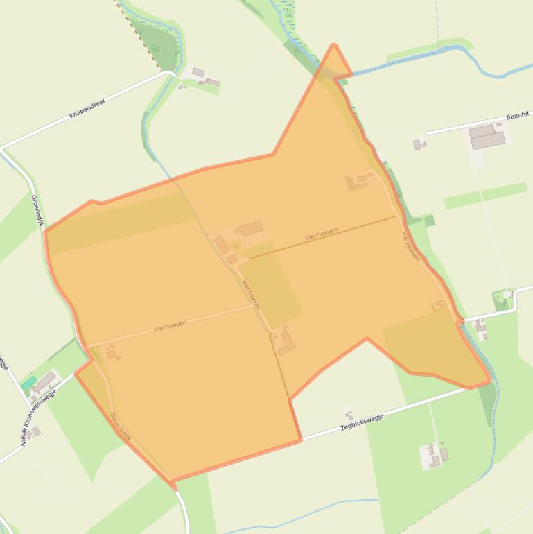 Kaart van postcodegebied 4651VN.