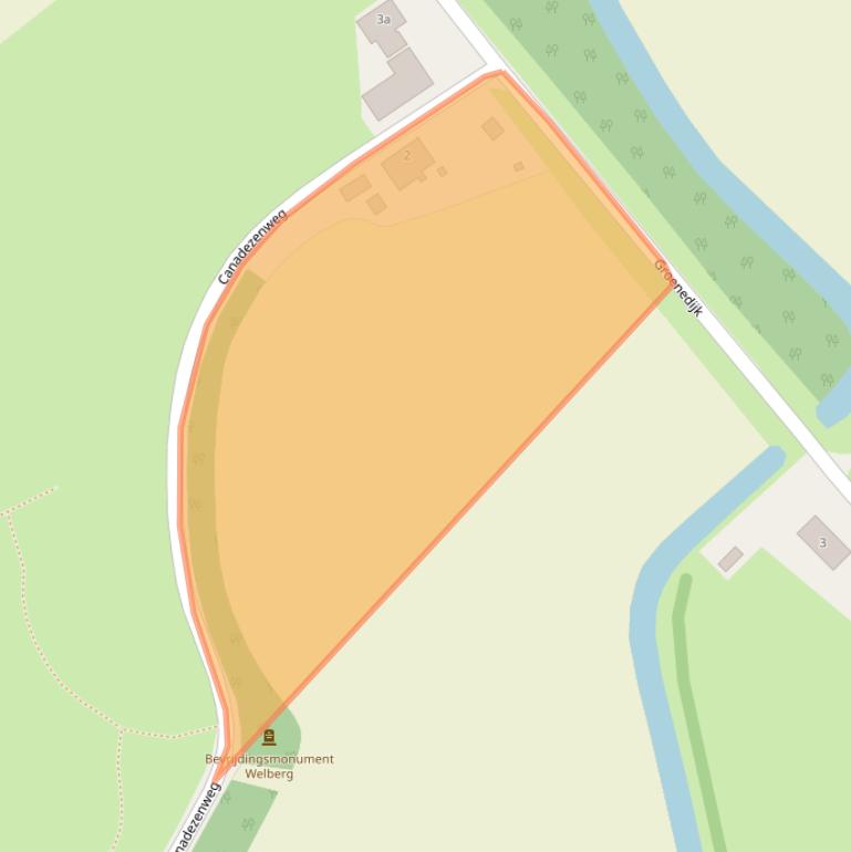 Kaart van postcodegebied 4651VR.