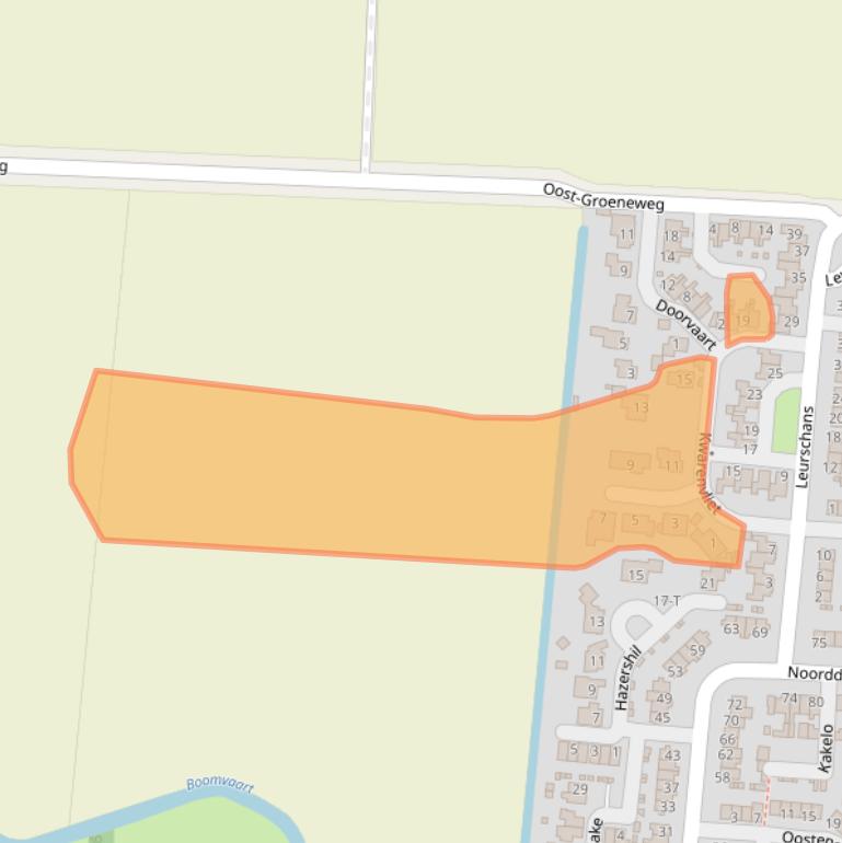 Kaart van postcodegebied 4651WE.