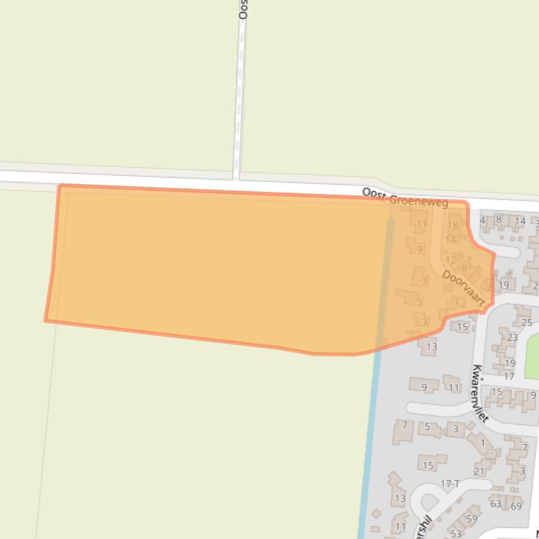 Kaart van postcodegebied 4651WH.