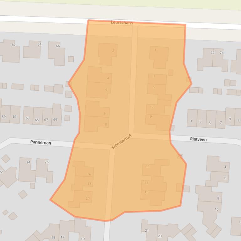 Kaart van postcodegebied 4651WR.