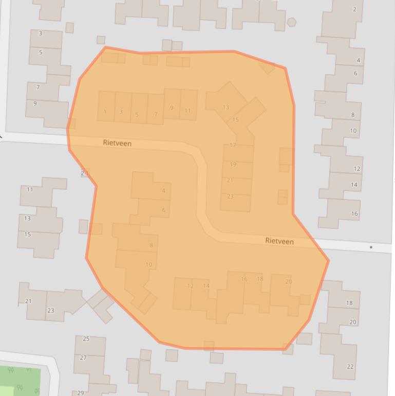 Kaart van postcodegebied 4651WV.