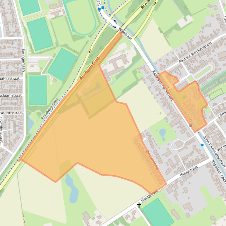 Kaart van postcodegebied 4651XE.