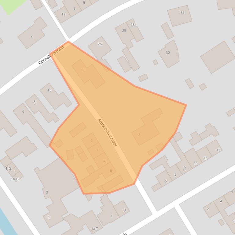 Kaart van postcodegebied 4651XM.