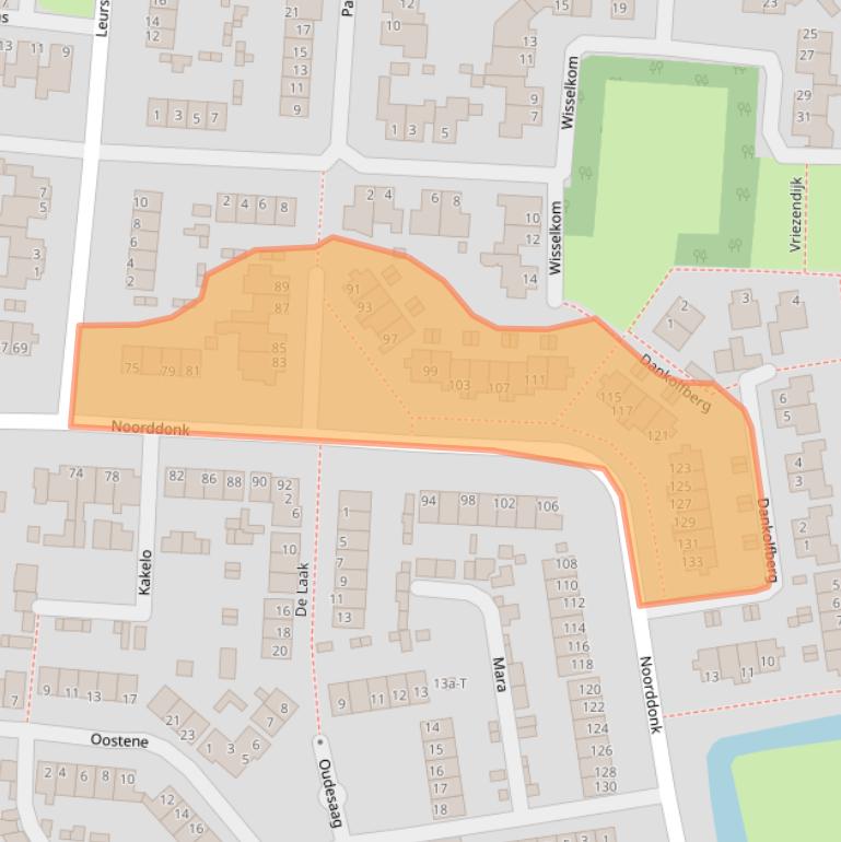 Kaart van postcodegebied 4651ZD.