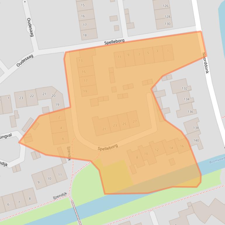 Kaart van postcodegebied 4651ZM.