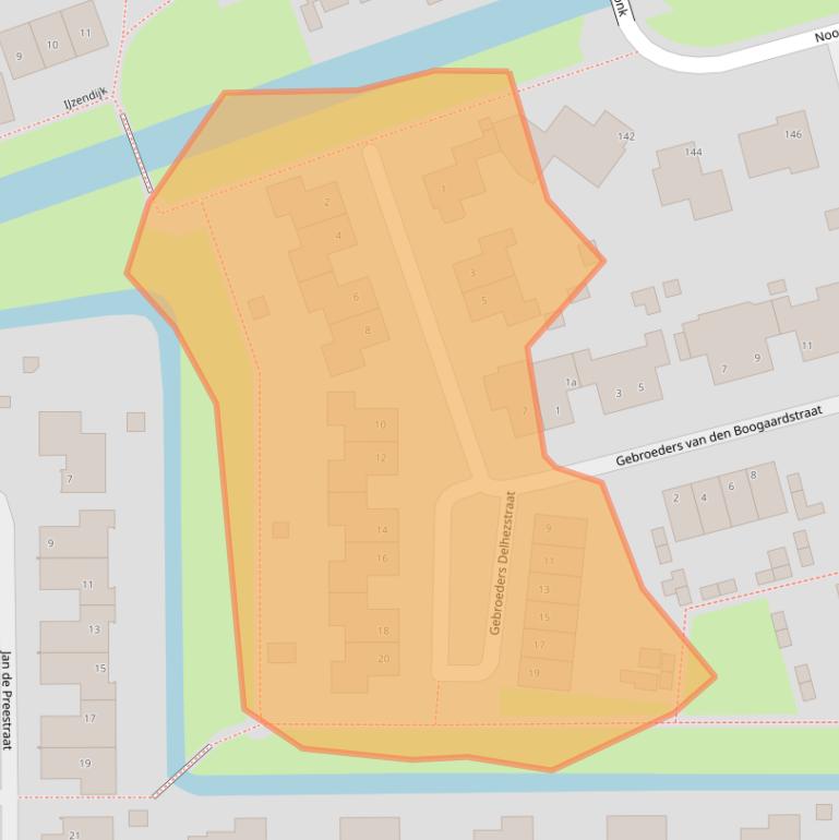 Kaart van postcodegebied 4651ZW.