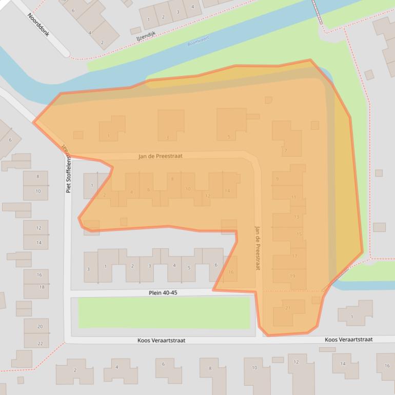 Kaart van postcodegebied 4652AS.