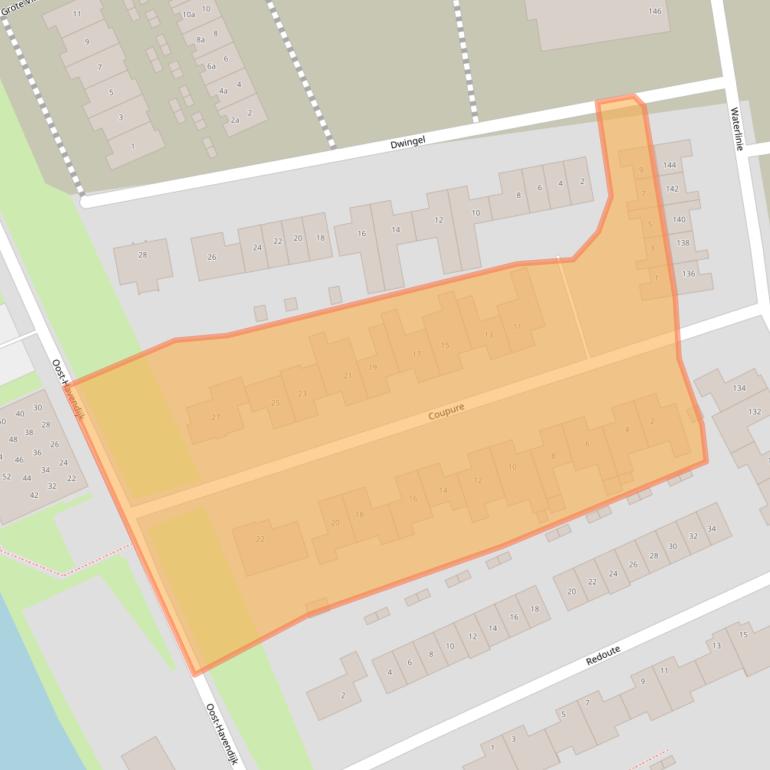 Kaart van postcodegebied 4652GK.