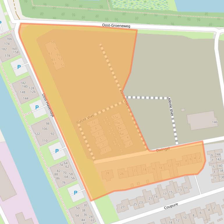 Kaart van postcodegebied 4652GL.