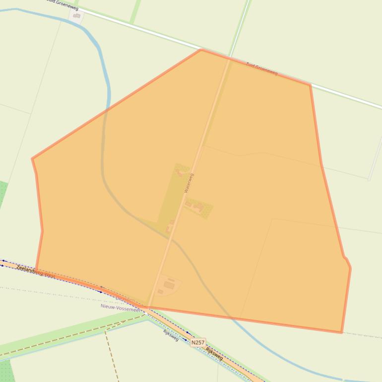 Kaart van postcodegebied 4655SM.