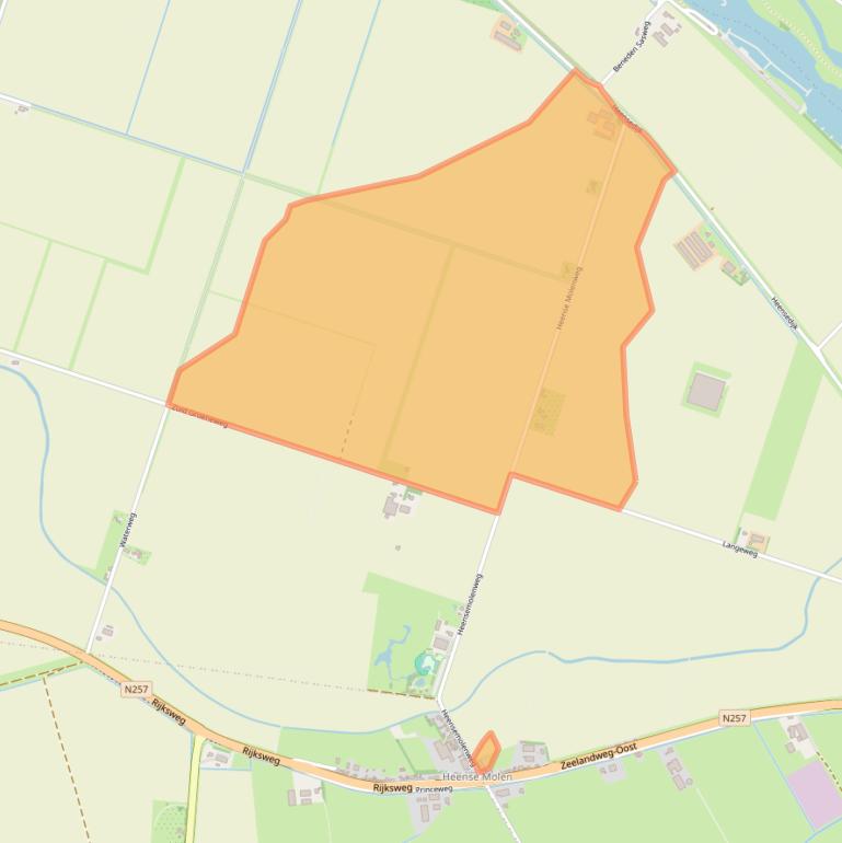 Kaart van postcodegebied 4655SX.