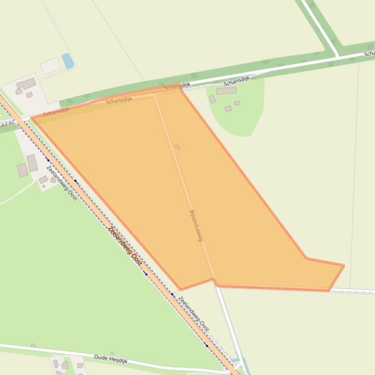 Kaart van postcodegebied 4655TG.