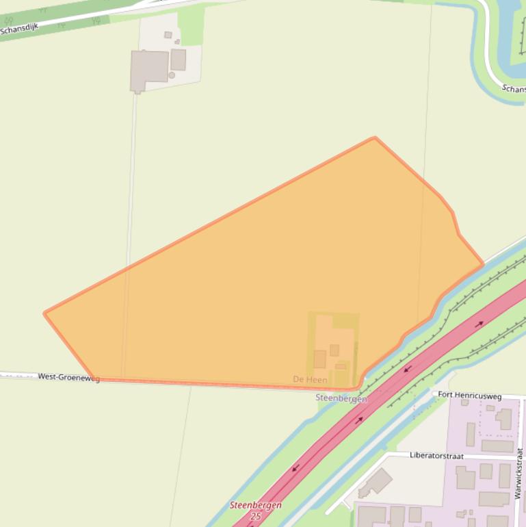 Kaart van postcodegebied 4655TJ.