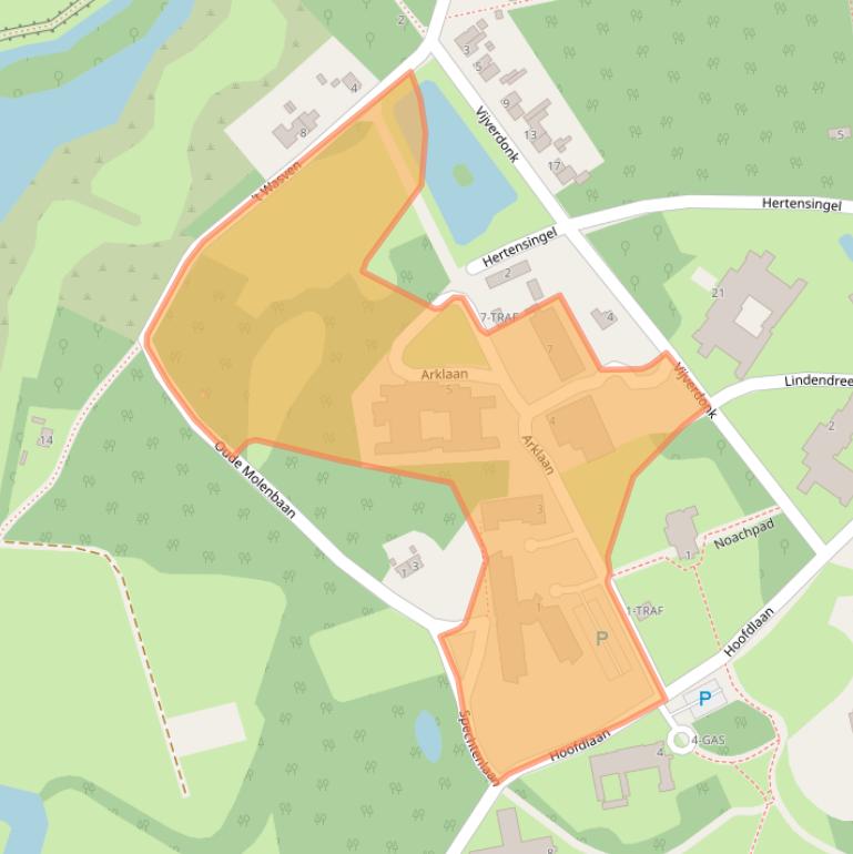 Kaart van postcodegebied 4661AC.