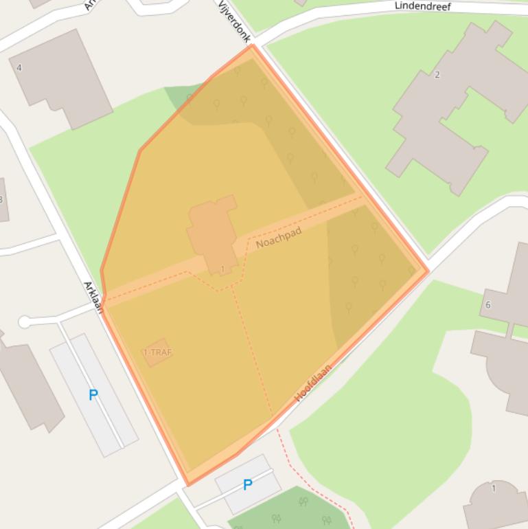 Kaart van postcodegebied 4661AD.