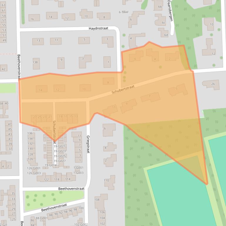 Kaart van postcodegebied 4661BC.
