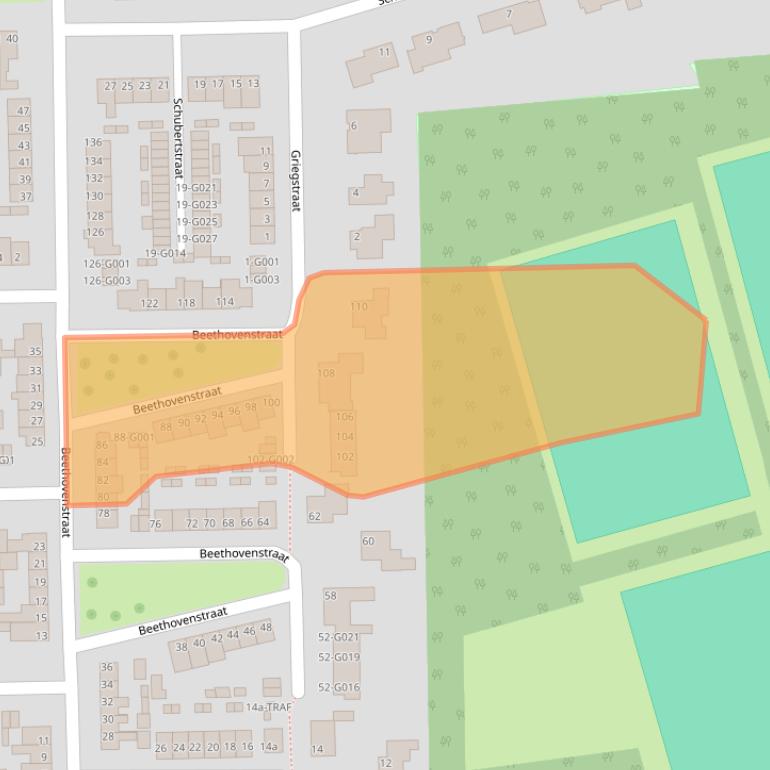 Kaart van postcodegebied 4661BK.