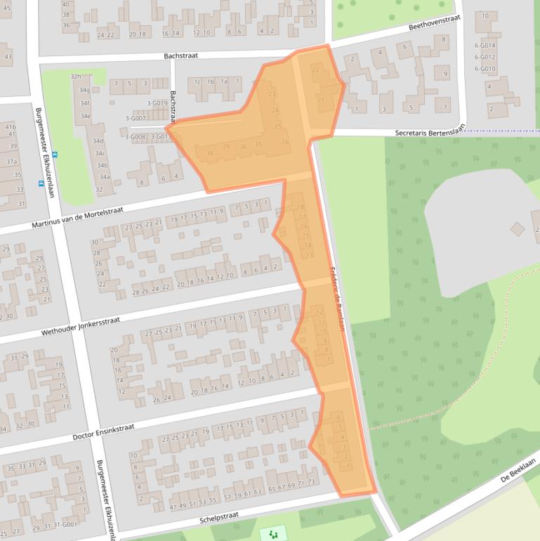 Kaart van postcodegebied 4661BM.