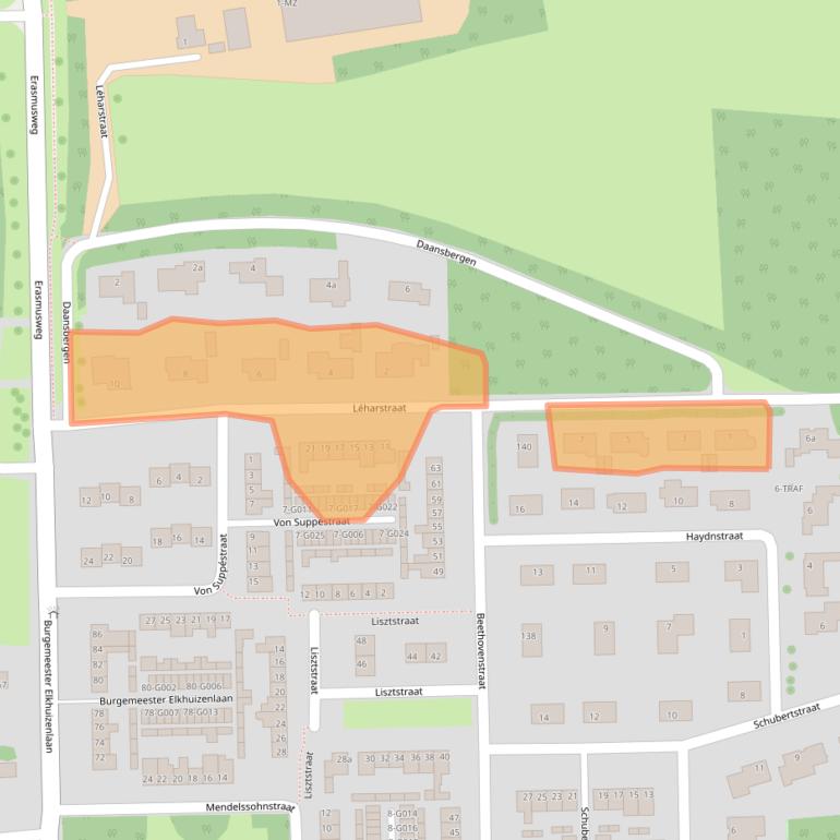 Kaart van postcodegebied 4661BN.