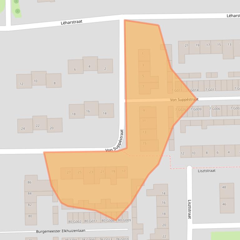 Kaart van postcodegebied 4661BP.