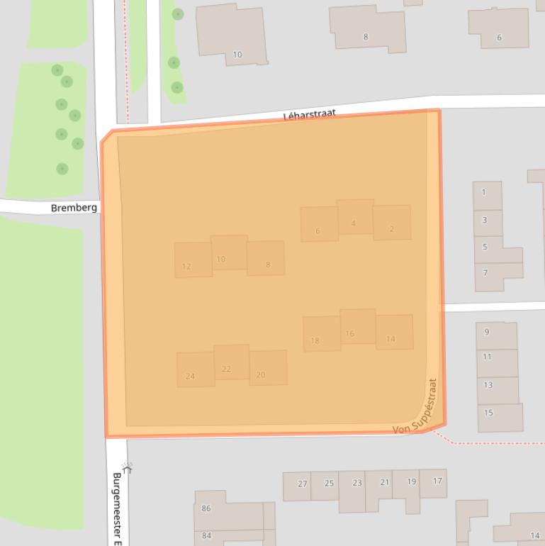 Kaart van postcodegebied 4661BR.