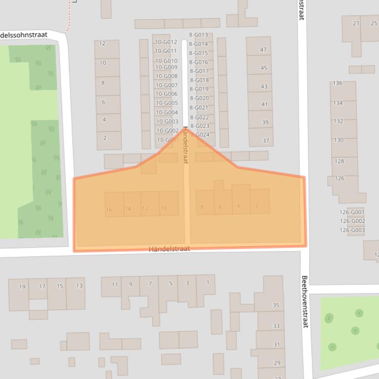 Kaart van postcodegebied 4661BX.