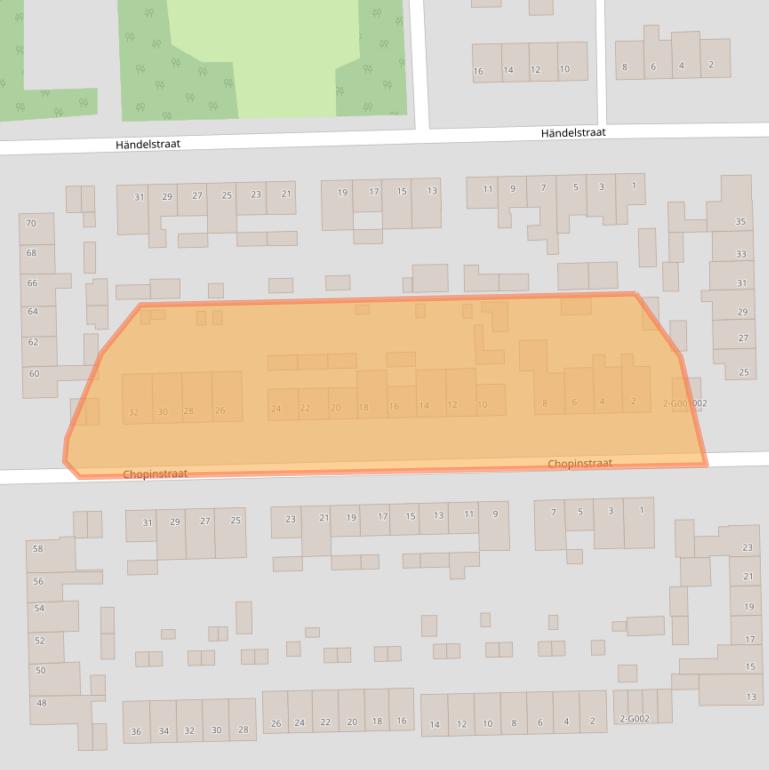 Kaart van postcodegebied 4661CB.