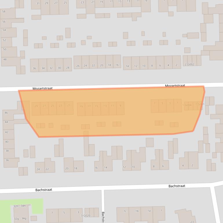 Kaart van postcodegebied 4661CC.