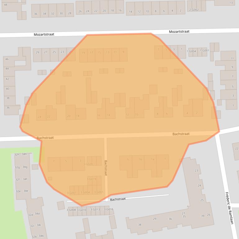 Kaart van postcodegebied 4661CE.