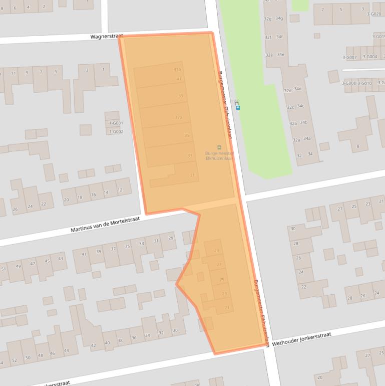 Kaart van postcodegebied 4661CH.